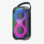 Linktech M404 RGB Işıklı Ayaklı Mikrofonlu 50 W Gri Bluetooth Hoparlör