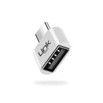 LinkTech O192 USB - Type-C Dönüştürücü OTG Metal Adaptör Silver-Gri