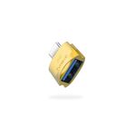 LinkTech O193 Type-C - USB Dönüştürücü OTG Zinc Metal Adaptör Gold-Altın