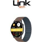 LinkTech S104 Premium Lt Watch 46MM Süper Amoled IP68 Suya Dayanıklı Akıllı Saat (Kvk Türkiye Garantili) - Kahverengi