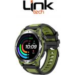 Linktech S93 Premium Lt Watch 46MM Süper Amoled IP68 Suya Dayanıklı Akıllı Saat - Yeşil