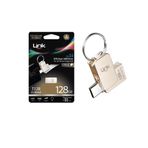Linktech T128 Premium Dual 90MB/S 128 GB Type-C OTG USB Hafıza Flash Bellek
