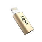 LinkTech Type-C to Lightning Dönüştürücü Adaptör, USB 3.1 Hızlı Şarj (3A) ve 5 Gbps Veri Aktarımı, iPhone ve iPad Uyumlu Kompakt Şarj Çevirici (Sarı)