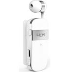 Linktech V77 Bluetooth Beyaz Makaralı Titreşimli Kulaklık