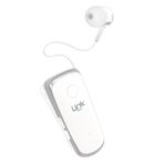Linktech V78 Makaralı Titreşimli Beyaz Bluetooth Kulaklık