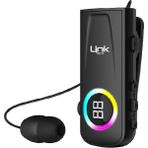 Linktech V82 Siyah Solid Led Ekranlı Titreşimli Makaralı Bluetooth Kulaklık