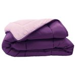 Linnea Kışlık Yorgan 200 x 200 cm Koza İki Renkli Erik / Parma Dolgu Polyester Elyaf 400 g/m2