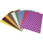 Lino 20x30 Cm Kare Desenli Simli Eva 10 Renk 10 Adet
