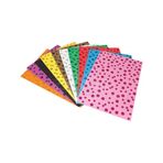 Lino 2801J-4 Karadeniz Nokta Desenli Simli 2 mm 20x30 cm 10 Renk Eva