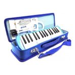 Lino 32 Tuşlu Mavi Melodika Çantalı Taşınabilir Müzik Aleti Eğlenceli Deneyim Sunar