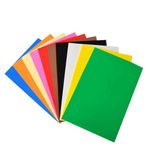 Lino 35x50 2 mm Karışık 10 Renk Eva Yapışkanlı Dosya