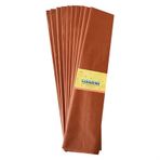 Lino 50 cm x 2 m 10'lu Kahverengi Lüx Krapon Kağıdı