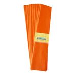 Lino 50 cm x 2 m 10'lu Turuncu Lüx Krapon Kağıdı