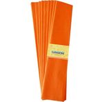 Lino 50 cm x 2 m 10'lu Turuncu Lüx Krapon Kağıdı