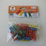 Lino Ahşap Mandal Renkli 25 mm