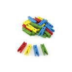 Lino Ahşap Mandal Renkli 45 mm 25 Adet