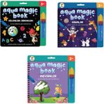 Lino Aqua Magic Book (Su ile Boyama Kitabı) Eğlenelim Öğrenelim - Oyunlar - Mevsimler 3'lü Set