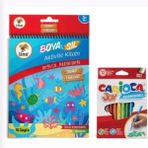 Lino Boya Sil Aktivite Boyama Kitabı Denizaltı (Silinebilir) & Carioca 12Lİ Boyama Kalemi