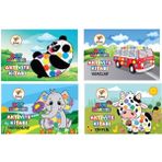 Lino Dot Marker Boyama Kitapları Araçlar - Hayvanlar - Çiftlik 4'lü Set
