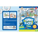 Lino Funny Faces Stickerli Boyama Kitabı - Robotlar