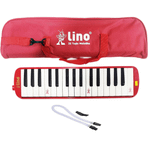 Lino Kırmızı 32 Tuşlu Özel Çantalı Melodika