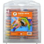 Lino Pastel Boya 36 Renk Plastik Kutulu LN_136 5-7 Yaş İçin Renkli ve Parlak Boyalar