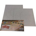 Lino Yapışkanlı Simli Eva Ay ve Yıldız 2 Adet 20x20 cm
