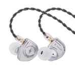 Linsoul SIMGOT EW200 10 mm SCP diyafram açıklığı dinamik sürücü tam metal gövdeli içi kulaklık, çıkarılabilir 0,78 mm ses tutkunları için 2 pinli gümüş kaplama OFC kablosu (EW200 DSP)