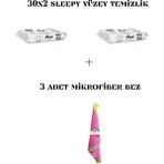 Linway Sleepy Yüzey Temizlik 2X30 Yaprak + Mikrofiber Bez 3 Adet