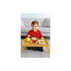 Linyahome Retro Vintage Ahşap Bambu Çocuk ve Çok Yönlü Ayaklı Servis Tepsisi