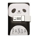 LinYesh Lock Journal şifreli kilit, yazma, seyahat günlüğü, A7 mini not defteri, çocuklar için hediye