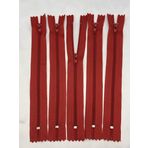 LİON FERMUAR 50 adet 18 cm Dikiş işleri için, Etek, pantolon, cüzdan, iç cep, kol yırtmaç, okul kalemlik (Kırmızı)