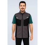 Lion Gabardin Iş Yeleği – Dayanıklı, Suya Dayanıklı, Nefes Alabilir ve Kırışmaz Kumaş - Gri