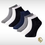 Lion Monroe Saf Bambu Erkek Patik Düz Kısa Asorti Çorap Dikişsiz Premium Kutulu 7'li L5952AZNP SoftAura - Çok Renkli - Standart