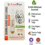 Lion Paw 20-40 kg Köpek Dış Parazit Ense Deri Damlası Pire Bit Kene Deri Bakımı Için Bitkisel Damla 1x3 ml - Kırmızı - Gül
