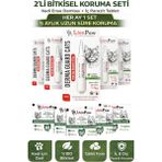 Lion Paw 2'li Set Kedi Bitkisel Iç Dış Ense Bitkisel Damla Seti - 5 Damla 5 Tablet - Renkli