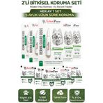 LİON PAW 2'li Set Köpek 1-10 Kg Bitkisel İç Dış Anti Parazit Ense Bitkisel Damla Seti - 5 Damla 5 Tablet