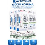 LİON PAW 2'li Set Köpek 10-20 Kg Bitkisel İç Dış Anti Parazit Ense Bitkisel Damla Seti - 5 Damla 5 Tablet