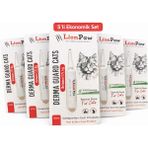 Lion Paw Kediler Için Ense Deri Damlası Pire Bit Kene Deri Bakımı Için Bitkisel Damla 5x1 ml - Açık Mavi - Kırmızı