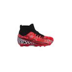 LION Super Mercury Bilekli Çoraplı Krampon Futbol Ayakkabısı LİON-571-KR, Kırmızı, 39