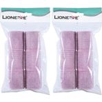 Lionesse 1113 6'lı Paket Süngerli Pembe Bigudi