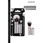 Lionesse Silver Collection Kapaklı Ve Asansörlü Makyaj Fırçası 5132- Profesyonel Seri, Cruelty Free