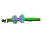 Lionpet Çıngıraklı Kurdelalı Kedi Tasması 10 mm X 32 cm (Yeşil)