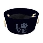 LionPets Keçe 50 cm Lacivert Kedi ve Köpek Yatağı