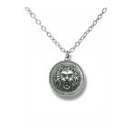 Lion’s Majesty – Aslan Madalyon Figürlü Unisex Kolye (60 Cm Zincirli)