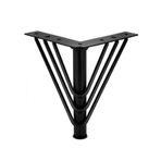 Lioon Art 12cm Metal 4 Adet Siyah Metal Mobilya, Dolap, Koltuk, Kanepe, Tv Ünitesi Ayakları