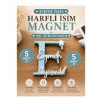 Liora3dStudio Kişiye Özel Harfli İsim Magnet | Doğum günü- Yenidoğan - BabyShower - Bebek Hediyelik -