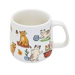 Lipitaley Kedi Kupası - Sevimli Taş Kedi Kahve Fincanı, Mocha Latte, Cappuccino, Espresso, Çay için Mükemmel - Bulaşık Makinesinde Yıkanabilir, 12 oz