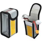 Lipo Pil Yanmaz Koruma Çantası - 6.4X5X12.5 cm - Gri