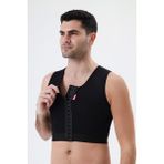Lipoteks Kısa Jinekomasti Yeleği ve Lıposuctıon Korsesi - Siyah - XS